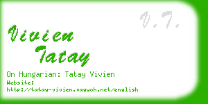 vivien tatay business card